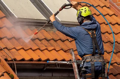Démoussage et hydrofuge de toiture à Lézinnes